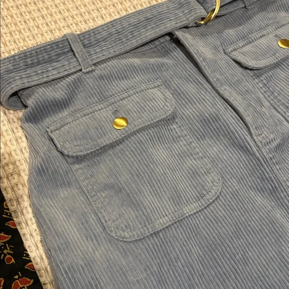 New!! Loft patch pocket corduroy skirt 4 - Picture 3 of 7